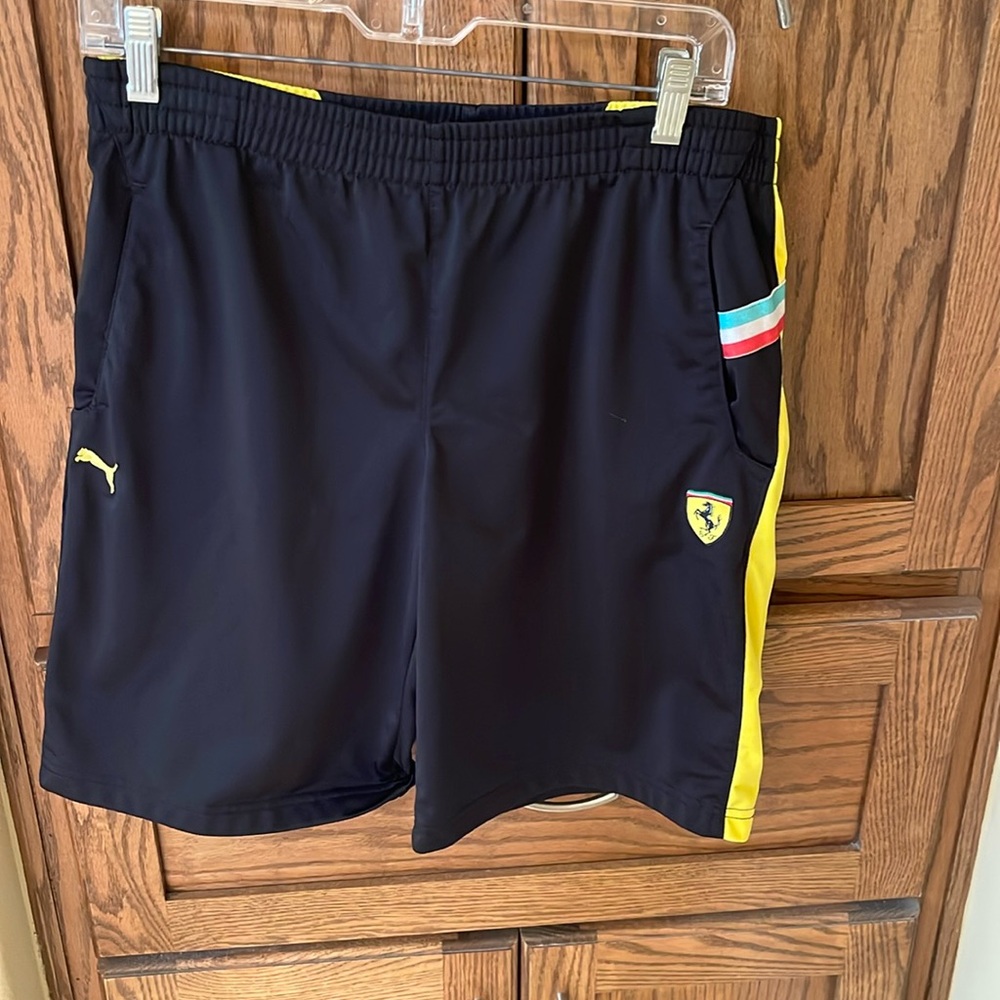 Puma Ferrari Shorts Boys Size M. EUC